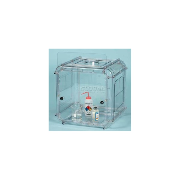 Bel-Art Clear View Polycarbonate Fume Hood 500201010, Single Exhaust, 25-7/8"W x 24"D x 26-1/8"H 500201010 - main
